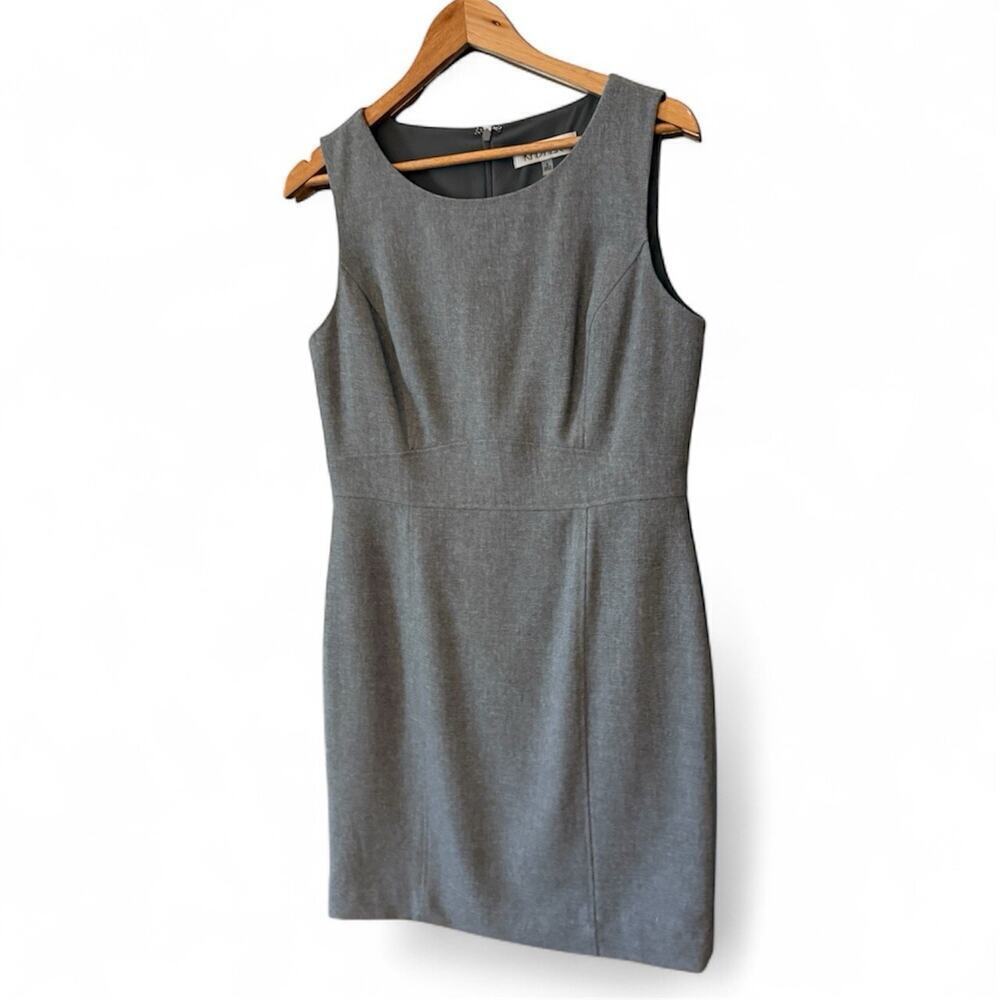 Kasper Women's‎ Sleeveless Sheath Dress By Kasper, Size 8, Gray